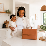 Load image into Gallery viewer, Rosey | Vegan Leather Diaper Bag by Kalos Luxe
