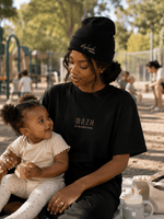 Load image into Gallery viewer, MAZH Stylish Mama Beanie | Cozy Motherhood Winter Accessory - MAZHstylish mama capsShop MAZHMAZH Stylish Mama Beanie | Cozy Motherhood Winter Accessory

