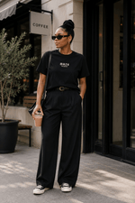 Load image into Gallery viewer, MAZH Stylish Mama T-Shirt | Luxury Everyday Motherhood Tee - MAZHstylish mama teeShop MAZHMAZH Stylish Mama T-Shirt | Luxury Everyday Motherhood Tee
