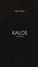 Load and play video in Gallery viewer, Rosey | Vegan Leather Diaper Bag by Kalos Luxe
