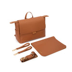 Load image into Gallery viewer, Rosey | Vegan Leather Diaper Bag by Kalos Luxe - MAZHvegan leather diaper bagKalos LuxeRosey | Vegan Leather Diaper Bag by Kalos Luxe
