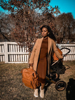 Load image into Gallery viewer, LORI Vegan Leather Diaper Bag - MAZH BabiesDiaper BagsShop MAZHLORI Vegan Leather Diaper Bag
