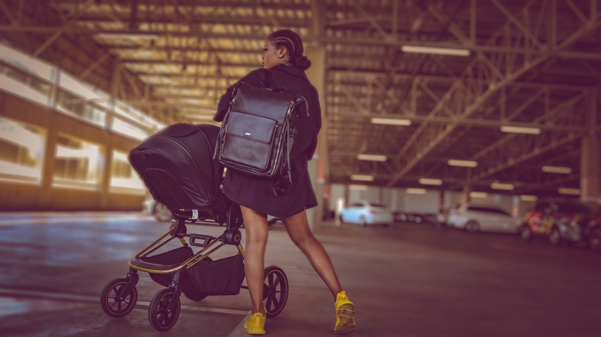 LORI Vegan Leather Diaper Bag - MAZH BabiesDiaper BagsShop MAZHLORI Vegan Leather Diaper Bag