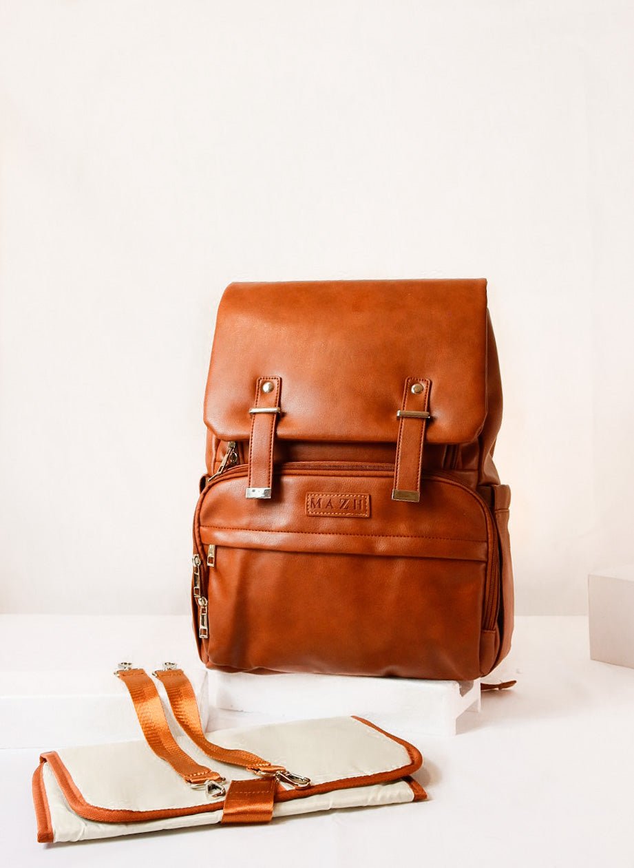 MISHA Vegan Leather Diaper Bag - MAZH BabiesBaby BagShop MAZHMISHA Vegan Leather Diaper Bag