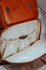 Load image into Gallery viewer, MISHA Vegan Leather Diaper Bag - MAZH BabiesBaby BagShop MAZHMISHA Vegan Leather Diaper Bag
