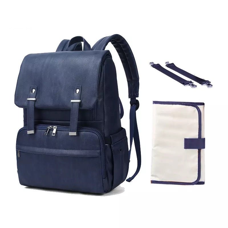 MISHA Vegan Leather Diaper Bag - MAZH BabiesBaby BagShop MAZHMISHA Vegan Leather Diaper Bag