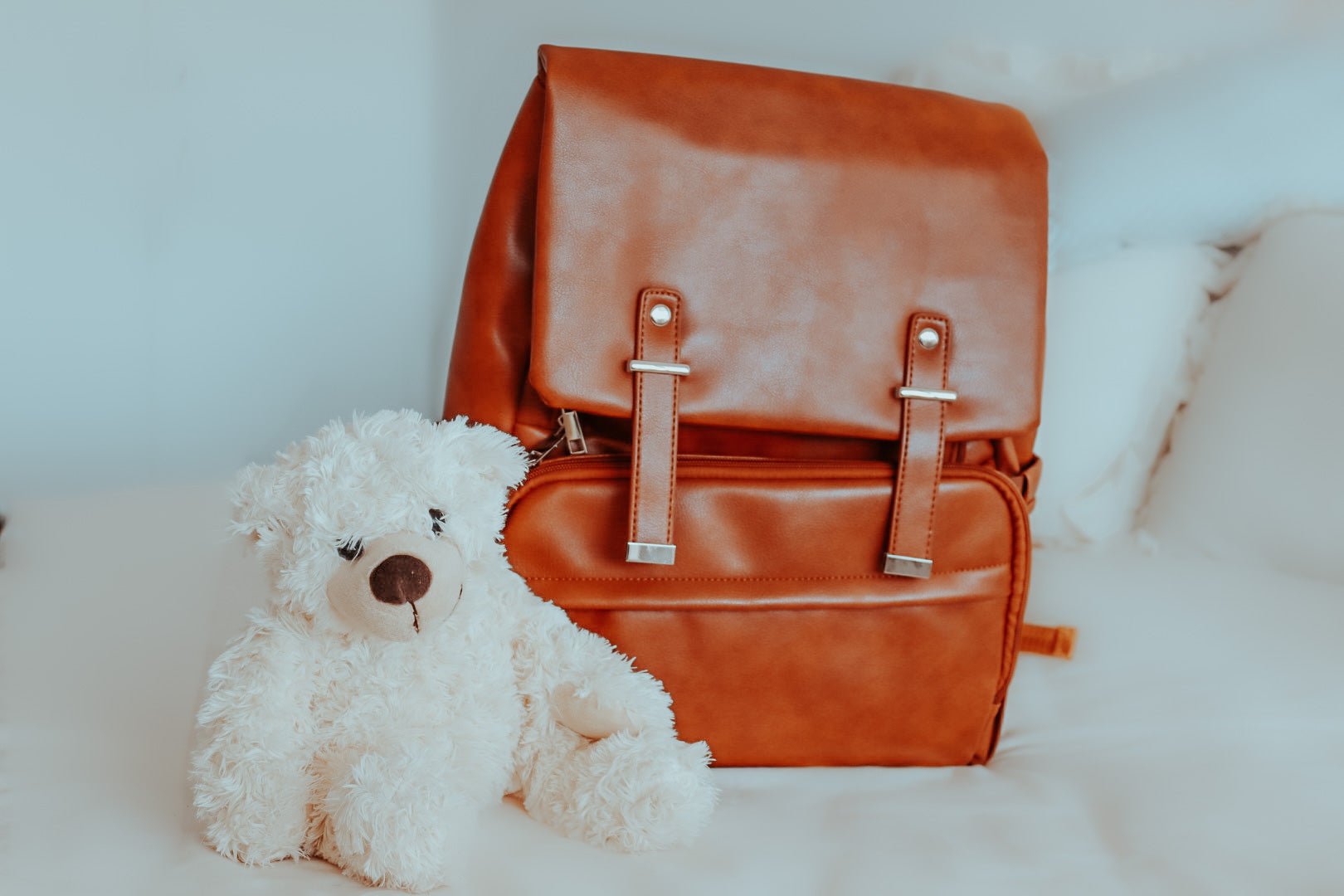 MISHA Vegan Leather Diaper Bag - MAZH BabiesBaby BagShop MAZHMISHA Vegan Leather Diaper Bag