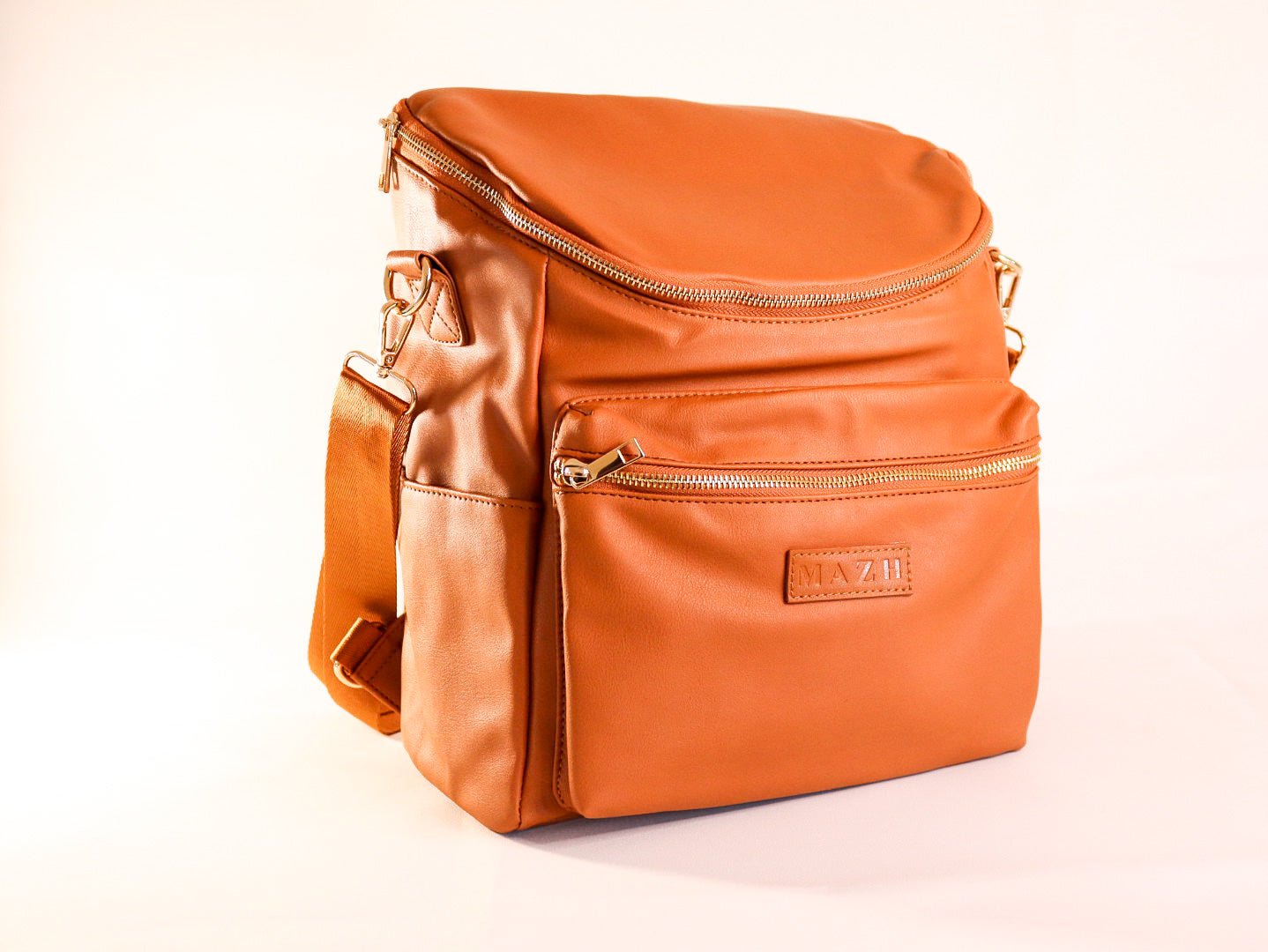 STELLA Vegan Leather Diaper Bag - MAZH BabiesBaby BagShop MAZHSTELLA Vegan Leather Diaper Bag